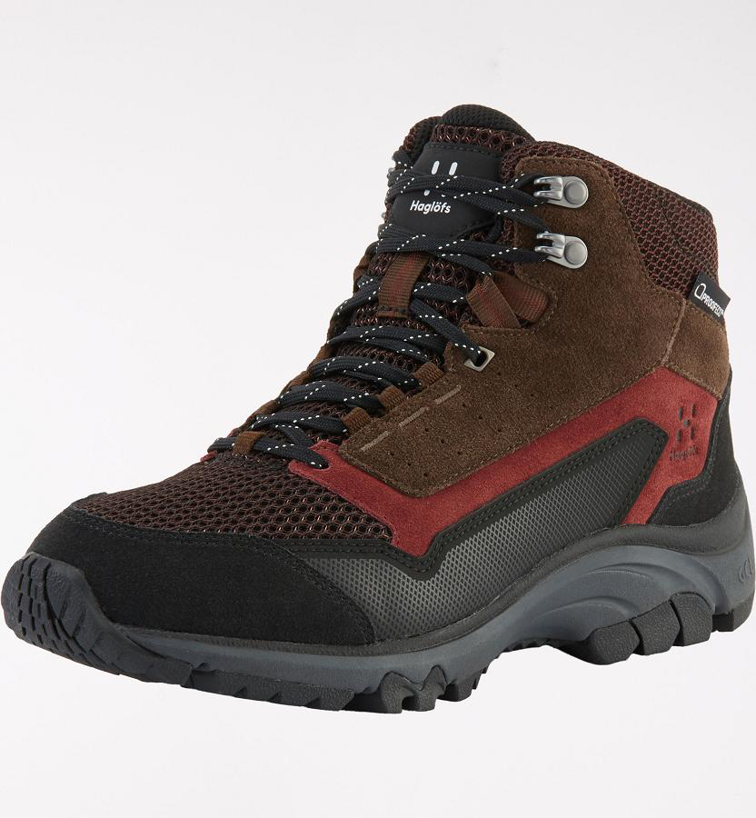 Haglöfs Womens Skuta Mid Proof Eco Hiking Boots Red New Zealand 09834PQTC